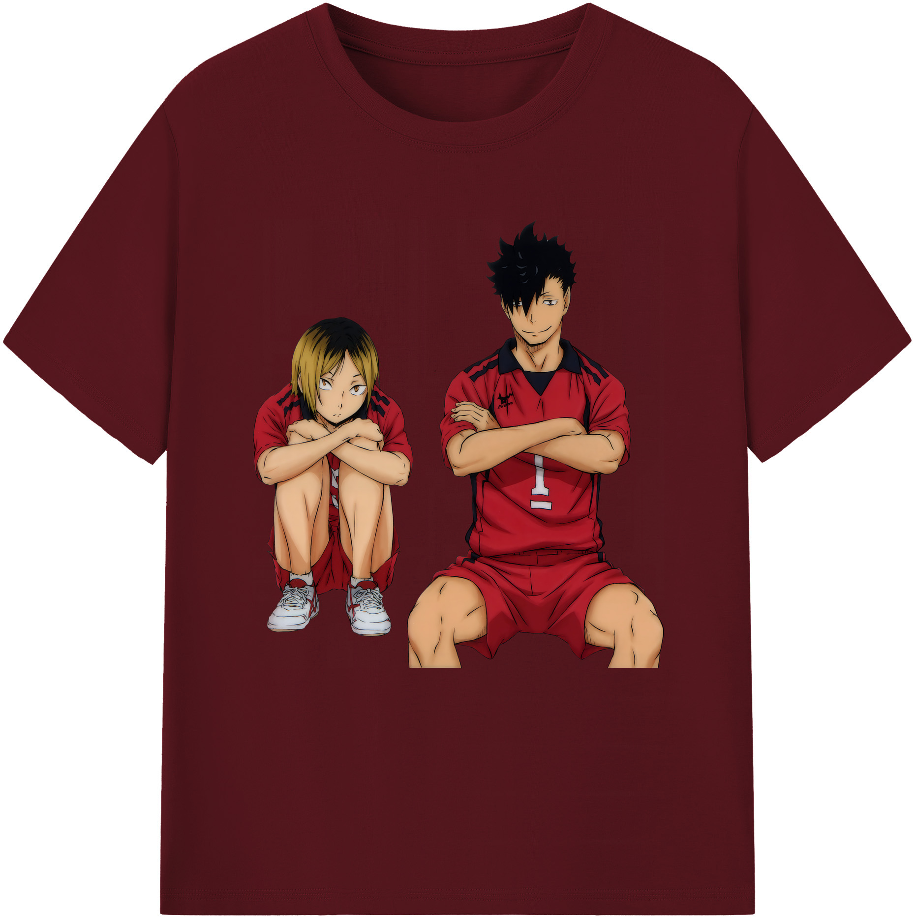 （画像用） ハイキュー!! Haikyu!! 綿100％半袖Tシャツ（フロントプリント）